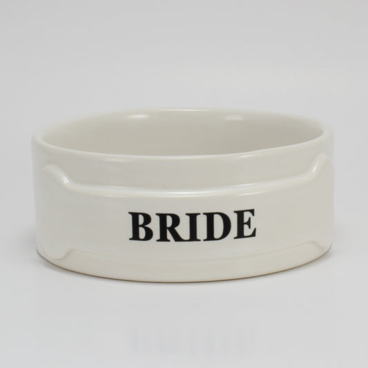 Doggie Wedding Bowl Set - Bride & Groom